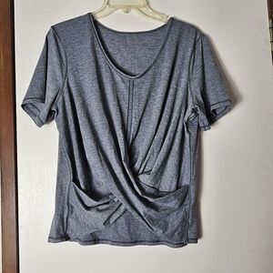 lululemon athletica Gray Short Sleeve Tee